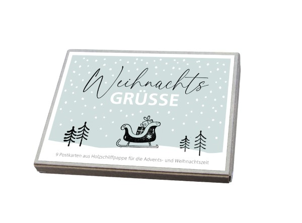 Weihnachtsgrüße - Postkartenbox