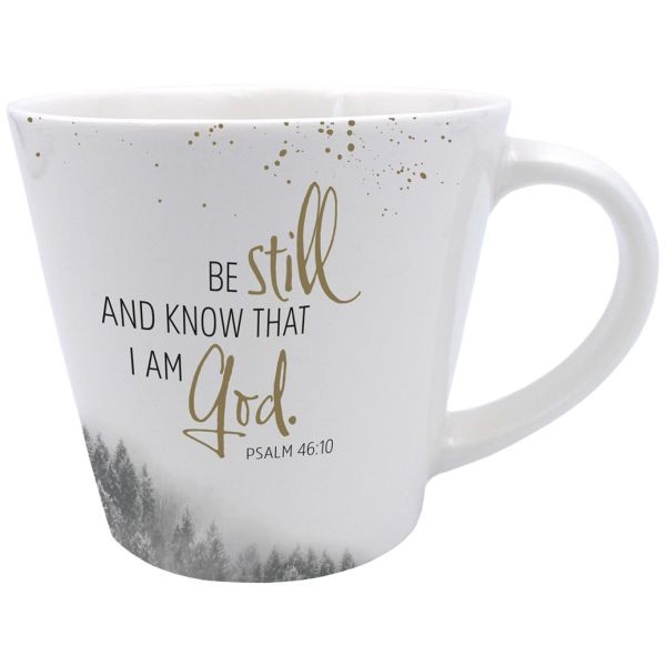 Tasse 'Be still and know'