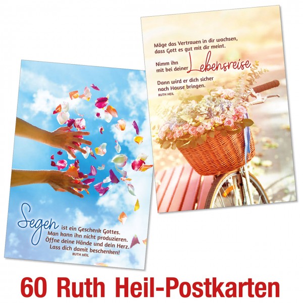 Paket 'Ruth Heil-Postkarten' 60 Ex.