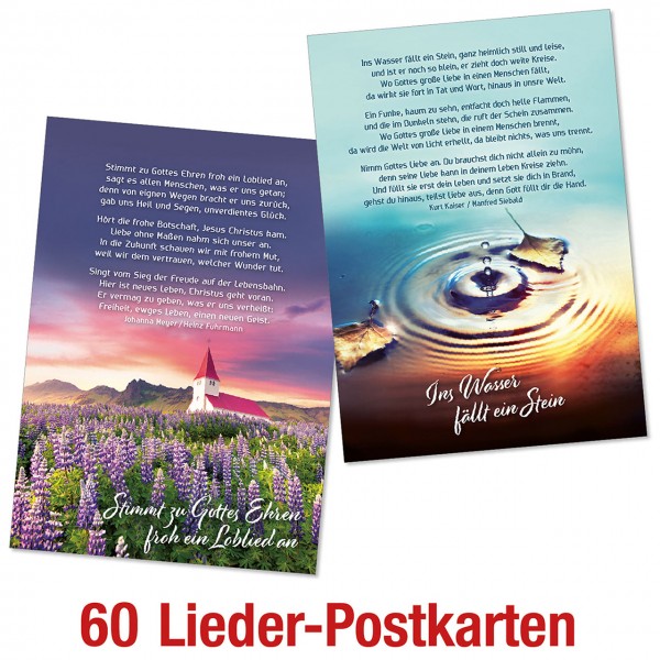 Paket 'Lieder-Postkarten' 60 Ex.