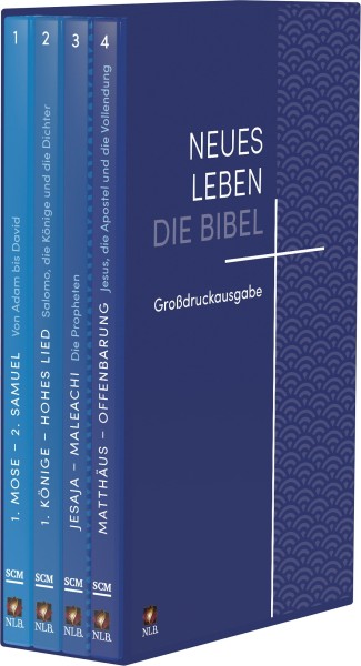 Neues Leben. Die Bibel. Großdruckausgabe in 4 Bänden