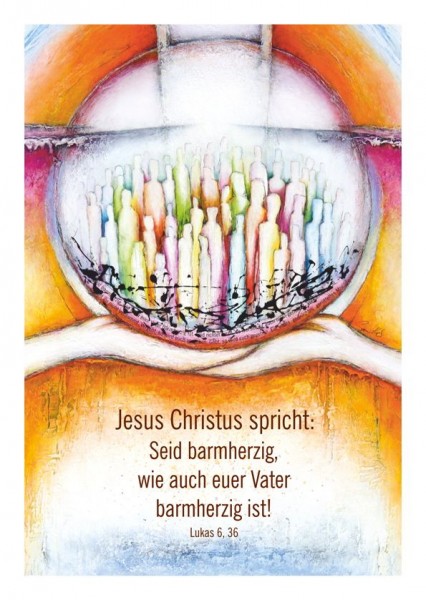 Kunstblatt A4 'Alles, was ihr tut, geschehe in Liebe.'