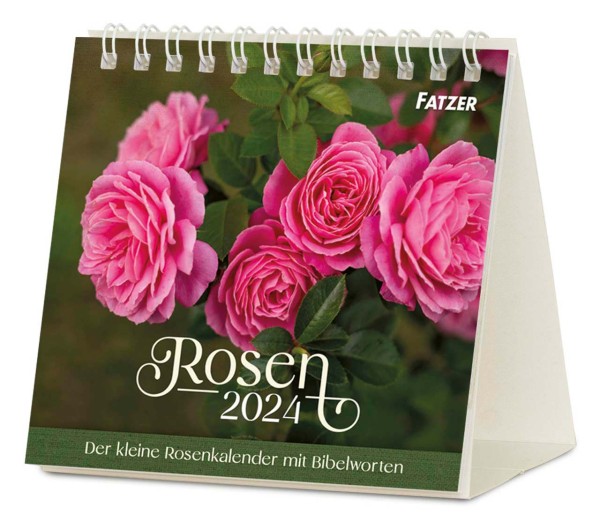 Rosen - Tischkalender 2024