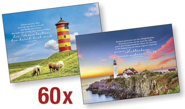 Paket 'Lichtblick-Postkarten' 60 Ex.