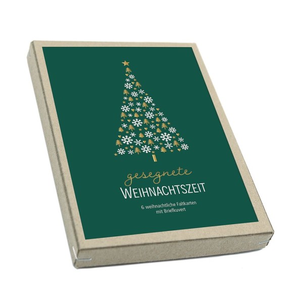 Kartenbox Weihnachten - gesegnete Weihnachtszeit