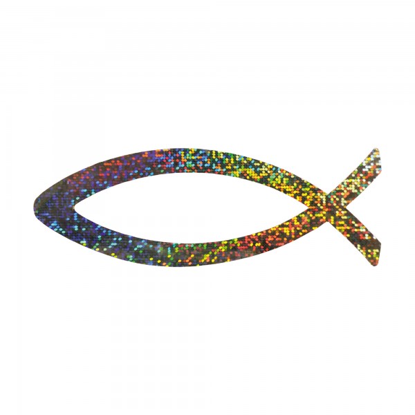 Magnetfolien-Fisch 'Regenbogenfarben'