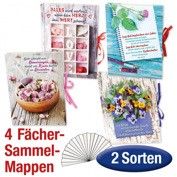 Paket Sammel-Mappen 'Schatz-Fächer' 4 Ex.