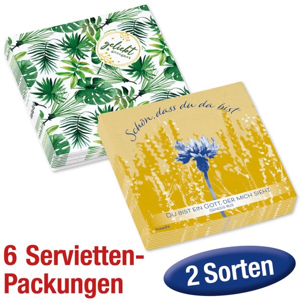 Paket 'Servietten 20er-Pack' 6 Ex.